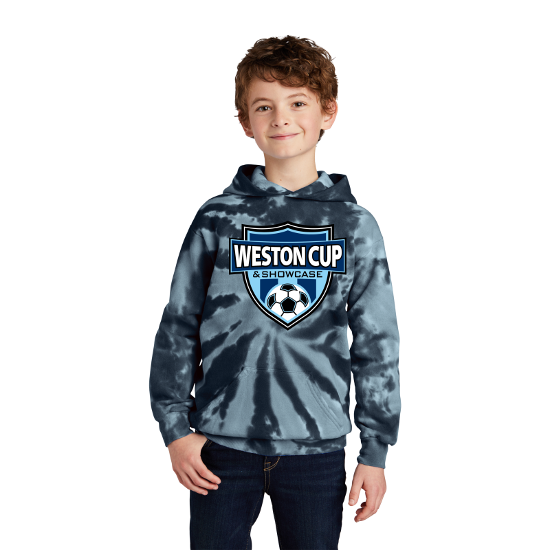 2024 WESTON CUP Youth Tie-Dye Pullover Hooded Sweatshirt
