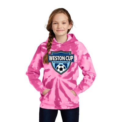 2024 WESTON CUP Youth Tie-Dye Pullover Hooded Sweatshirt